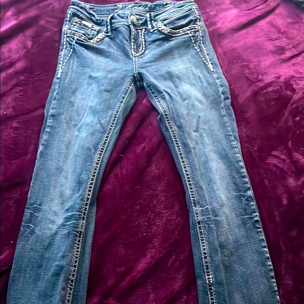 L.A. idol Blue Boot Cut Jeans Classic Style